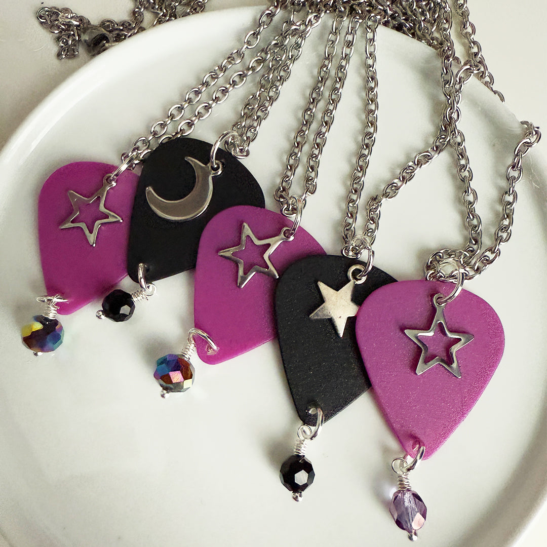 Doll Fest Guitar Pick Necklace