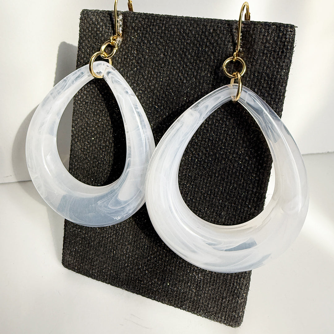 Mod Teardrop Hoops