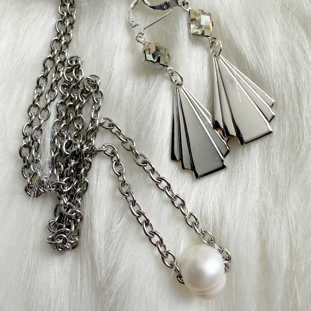 Art Deco and Pearl Set