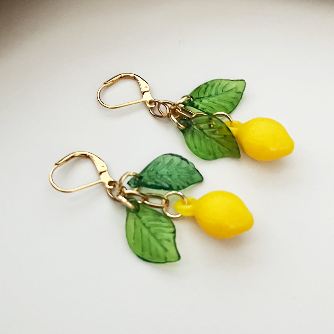 Retro Lemon Earrings