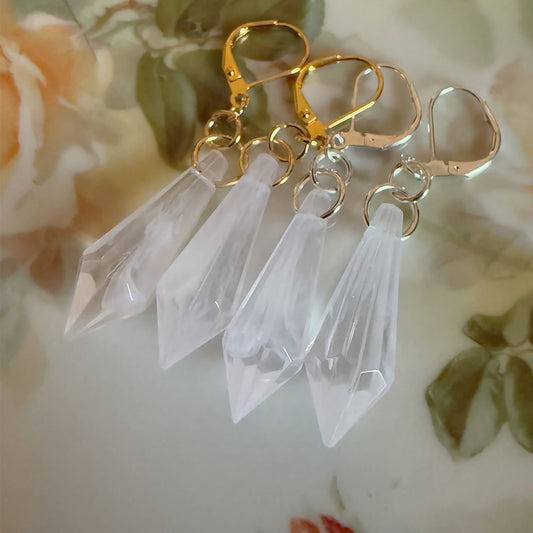 Quartz Like Point Earrings MINI