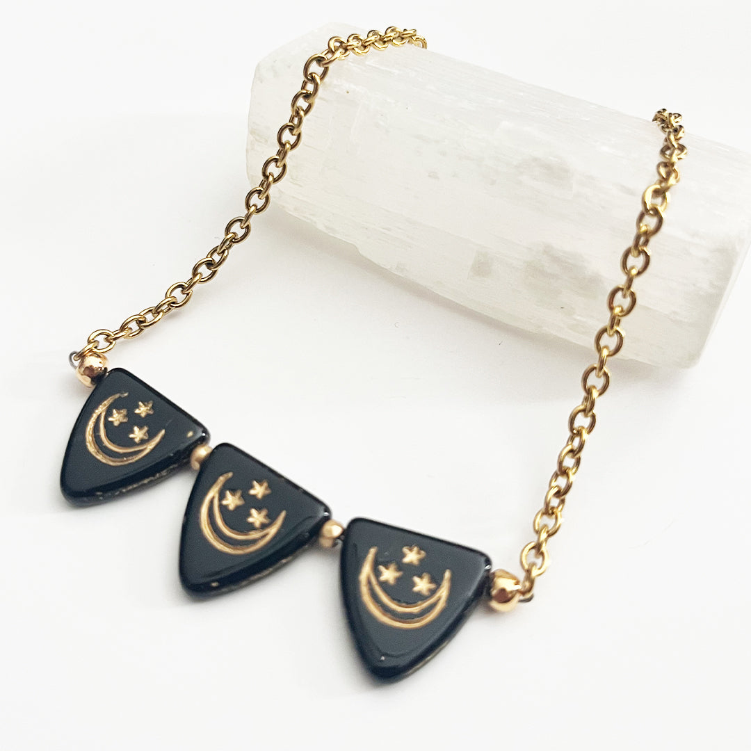 Moon Trio necklace