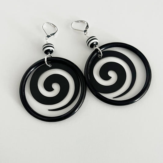 Spiral Hoop Earrings