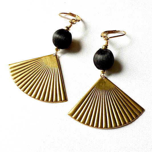 Spun Fan Earrings